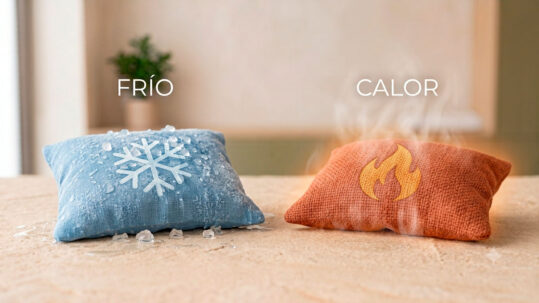 aplicar frío o aplicar calor en lesiones